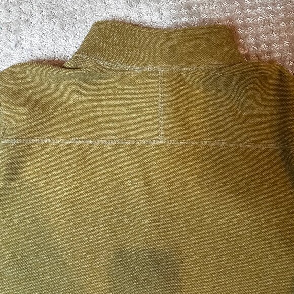 Men's The North Face Textured Cap Rock ¼ Zip Pullover Sweatshirt Jacket L Gold - Picture 12 of 12